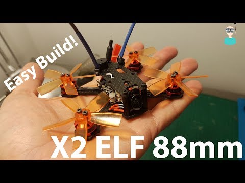 X2 ELF 88mm Micro Brushless Build Video And Maiden Flight - UCOs-AacDIQvk6oxTfv2LtGA