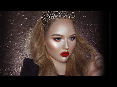 FULL FACE USING ONLY HIGHLIGHTERS Challenge | NikkieTutorials - UCzTKskwIc_-a0cGvCXA848Q