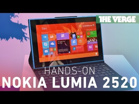 Nokia Lumia 2520 tablet hands-on preview - UCddiUEpeqJcYeBxX1IVBKvQ