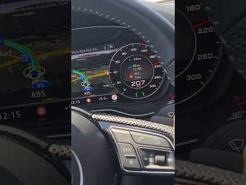 #audi #a4 driving at 212 km/hr in #german #autobahn
