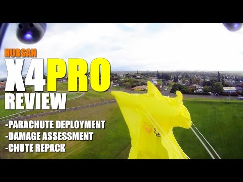 HUBSAN X4 PRO FPV GPS QuadCopter Review - Part 2.5 - [Chute Deploy, Damage Report, Chute Re-Pack] - UCVQWy-DTLpRqnuA17WZkjRQ