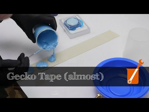 Making DIY gecko tape - work in progress - UCivA7_KLKWo43tFcCkFvydw