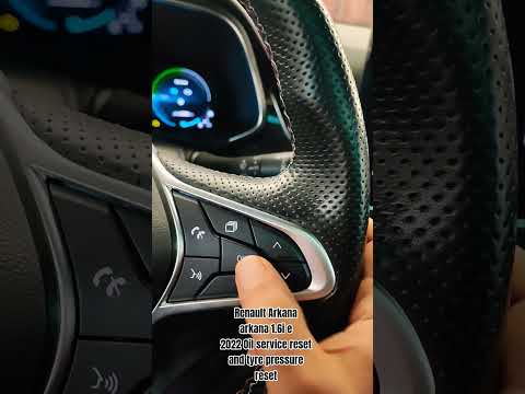 Come fare il reset service e della pressione dei pneumatici della Renault Arkana