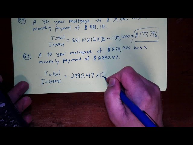 How to Calculate the Total Interest Paid on a Loan