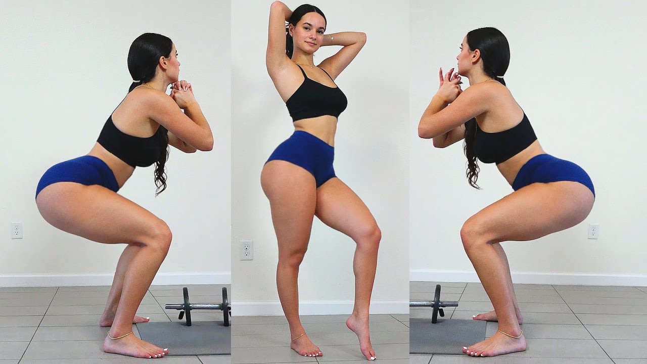 CURVY 18yo Models Workout For a Big Butt and Thick Legs!