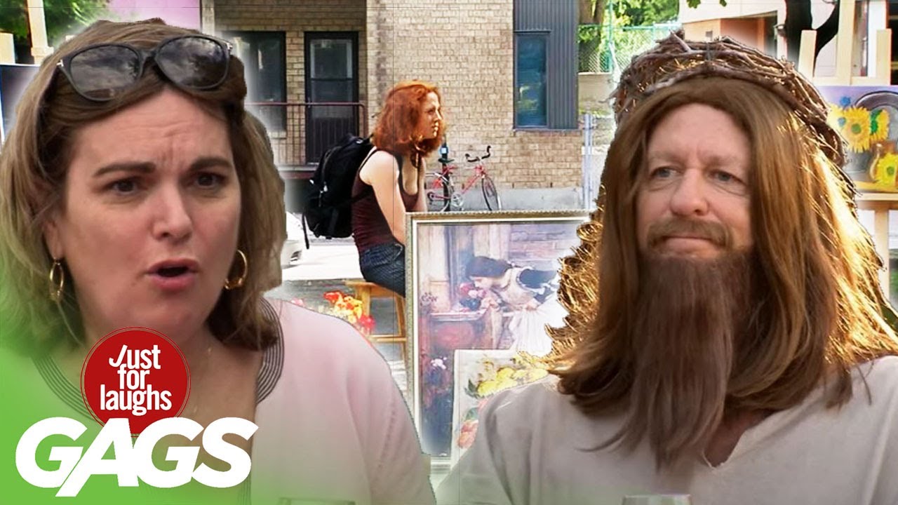 Runners Destroy Art, Having Lunch with Jesus and MORE! | Just For Laughs Compilation