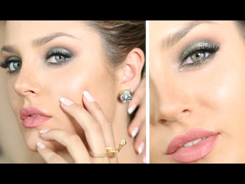 Elegant Emerald Holiday Makeup for Green/Brown/Hazel Eyes - UCLFW3EKD2My9swWH4eTLaYw