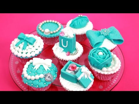 TIFFANY Cupcakes Cake Toppers How To Make by Cakes StepbyStep - UCjA7GKp_yxbtw896DCpLHmQ