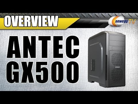 Antec GX500 Black Computer Case Overview - Newegg TV - UCJ1rSlahM7TYWGxEscL0g7Q