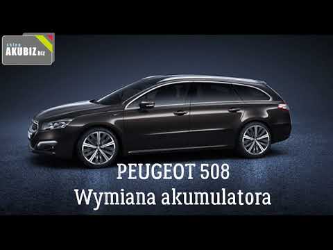 Как заменить аккумулятор на Peugeot 508?