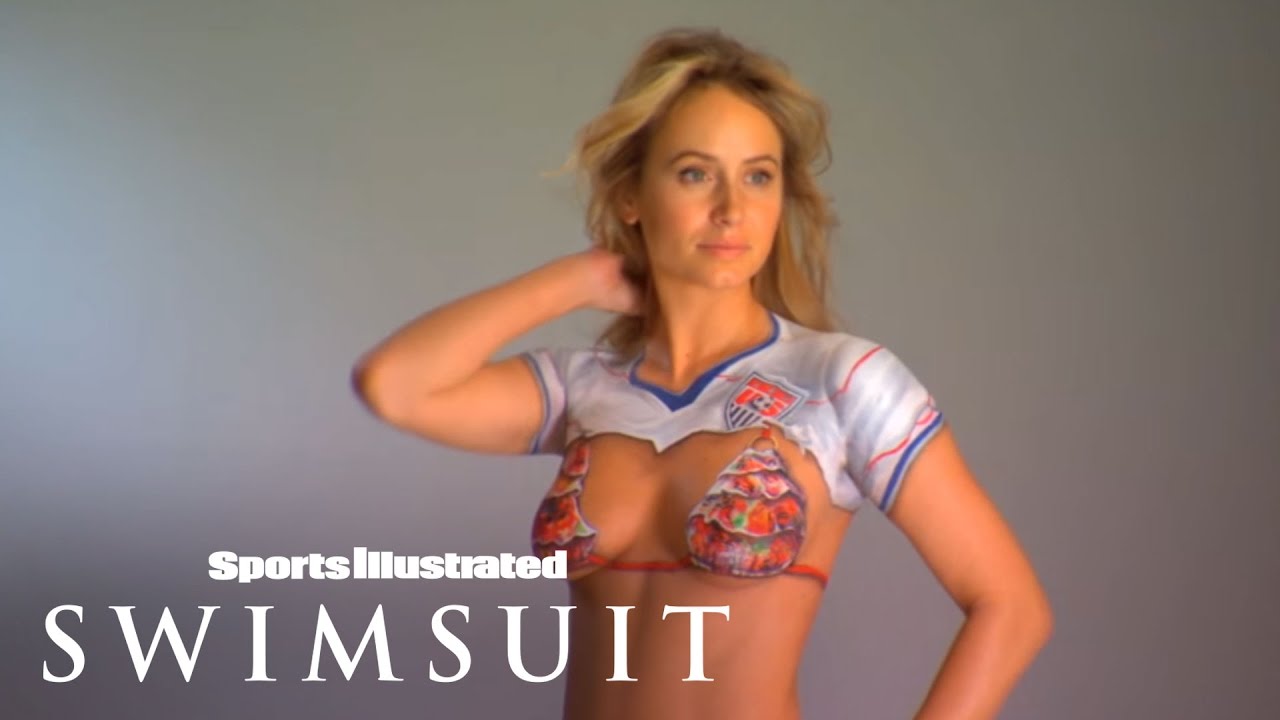 USA World Cup Body Painted Jersey | Sports Illustrated Swimsuit