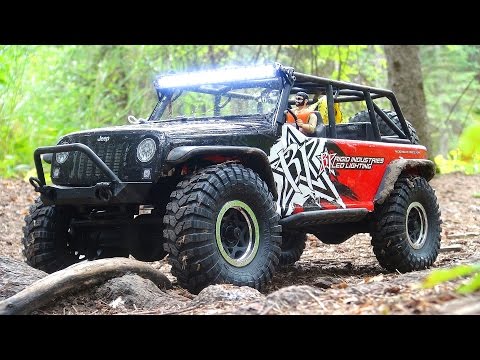 RC ADVENTURES - Trail Truck Fun, Tips & Tricks - Axial SCX10 Jeep JK 4x4/ Rigid Industries Theme - UCxcjVHL-2o3D6Q9esu05a1Q