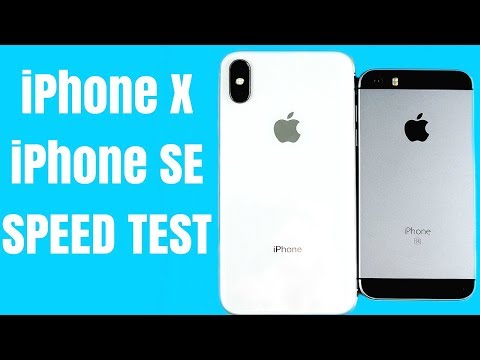 iPhone X vs iPhone SE (Speed Test) - UCWsEZ9v1KC8b5VYjYbEewJA