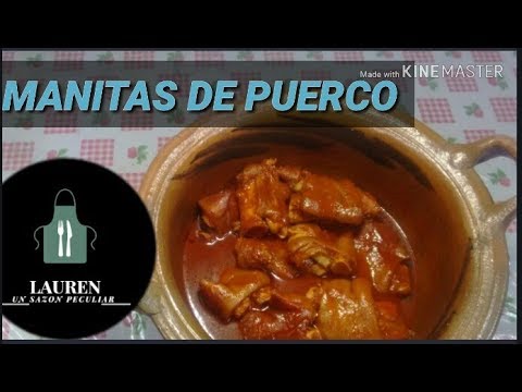 Manitas de Cerdo en GUAJILLO/ comida mexicana/ cocinando con Lauren - UCgRvvLTFdafkCX2QxiXmBvQ