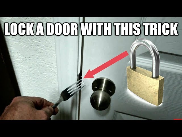 How to Make a Door Lock Without a Lock