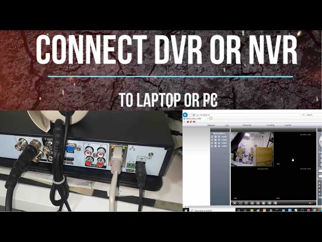 How to Connect Your CCTV Camera to Your Laptop with HDMI