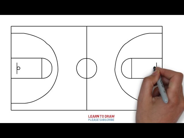 How to Draw a Basketball Court