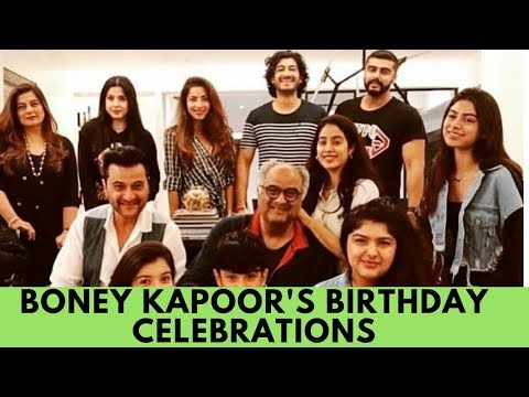 WATCH #Bollywood | Boney Kapoor BIRTHDAY : Arjun, Janhvi , Sanjay & other Family Members come together to Celebrate #India #Celebrity