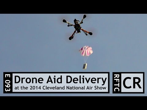 RFTC: FPV Quadcopter Demonstrates Delivery of First Aid Kit at 2014 Cleveland National Air Show - UC7he88s5y9vM3VlRriggs7A