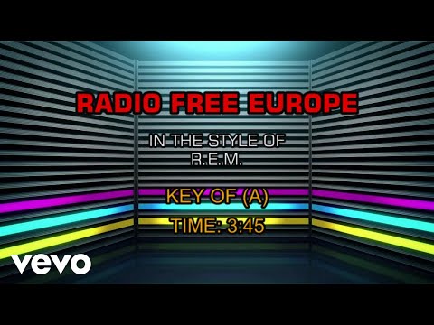 R.E.M. - Radio Free Europe (Karaoke) - UCQHthJbbEt6osR39NsST13g