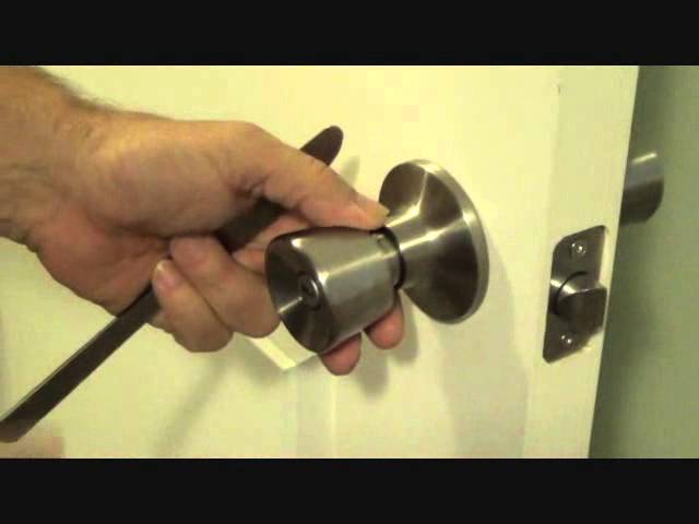 How to Open a Bedroom Door Lock