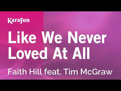 Karaoke Like We Never Loved At All - Faith Hill * - UCbqcG1rdt9LMwOJN4PyGTKg