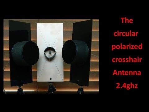 The Circular Polarized Crosshair Antenna 2,4GHz - UCHqwzhcFOsoFFh33Uy8rAgQ