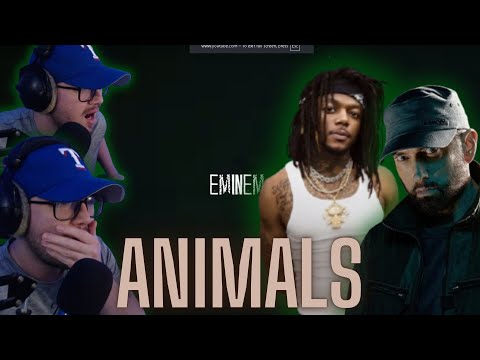 THE BARS!!! JID - Animals (Pt.1) ft. Eminem (Official Lyric Video) - REACTION VIDEO