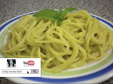 ESPAGUETI VERDE | Vicky Receta Facil - UCewhO42h_TIKZdntpI-v39g