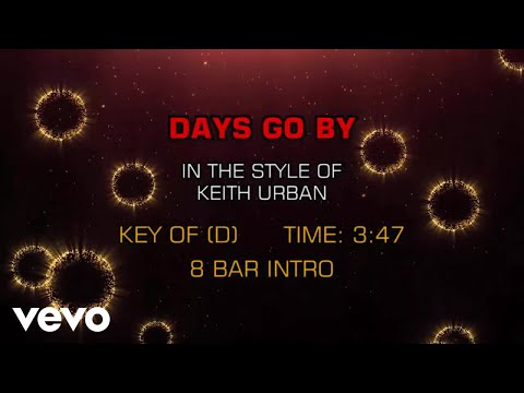 Keith Urban - Days Go By (Karaoke) - UCQHthJbbEt6osR39NsST13g