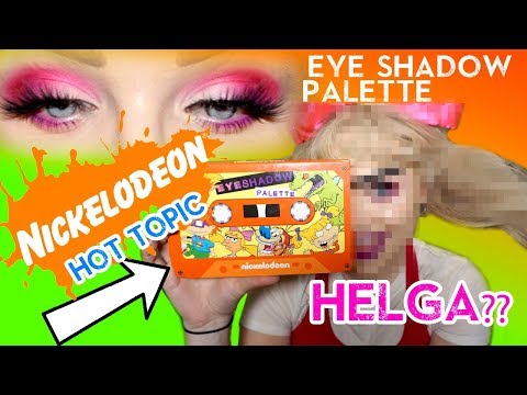 90s NICKELODEON Eyeshadow Palette & Giving myself a UNIBROW?? Glam & Helga - UCoziFm3M4sHDq1kkx0UwtRw