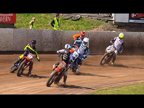 Rosebank Speedway - Opening Day Flat Trackers - 19/10/25 - dirt track racing video image