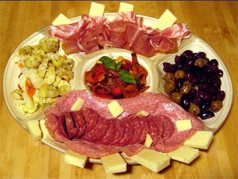 Antipasto Platter How To/Recipe Video - Laura Vitale "Laura In The Kitchen" Episode 6 - UCNbngWUqL2eqRw12yAwcICg