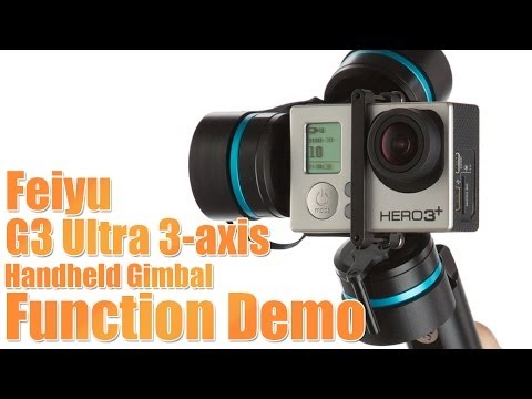 Feiyu G3 Ultra 3-Axis Handheld Gimbal Function Demo - HeliPal.com - UCGrIvupoLcFCW3CIKvfNfow