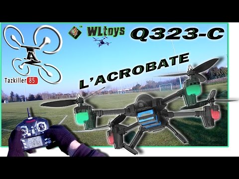 WLTOYS Q323-C REVIEW TEST DEMO / L' ACROBATE " muli-Flips" ! - UCPhX12xQUY1dp3d8tiGGinA
