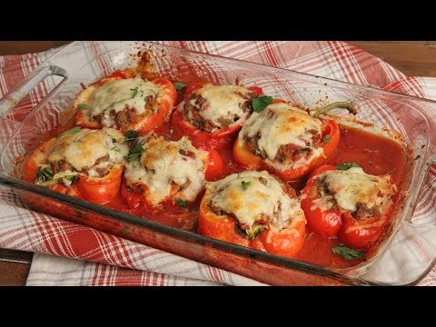 Pizza Stuffed Peppers  - UCNbngWUqL2eqRw12yAwcICg