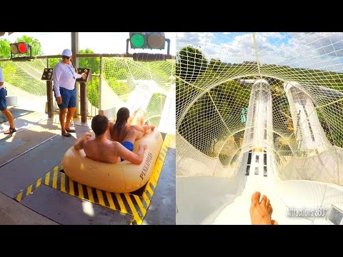 [4K] Water Coaster - Crush 'N' Gusher - Disney's Typhoon Lagoon Water Park - UCbDGvfJHf0r_WjS9voB8POA