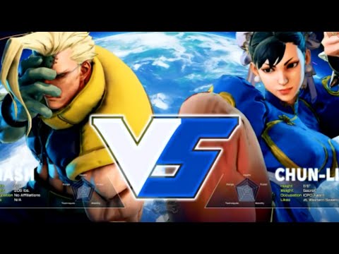 Street Fighter 5 Birdie Vs Ryu, Cammy & Chun li | Charlie Vs Chun li Gameplay E3 2015 (PS4) HD - UCsJjXWCFZcDn-IAghR--S_A