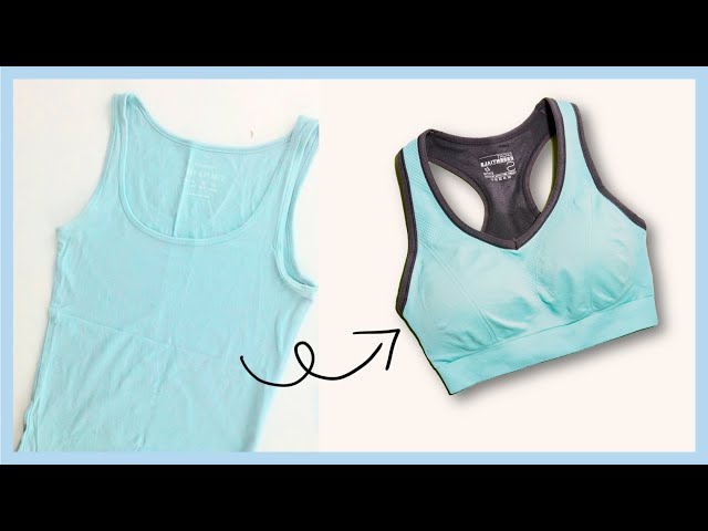 How to Make a Sports Bra Out of a T Shirt