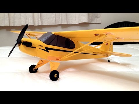 Complete Unboxing, Maiden Flight, and Review - E-flite UMX J-3 Cub RC Plane - UCJ5YzMVKEcFBUk1llIAqK3A