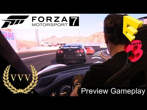 Forza Motorsport 7 with a wheel E3 2017 - UCEvr879Hns1Ccb_gVaV7-5w
