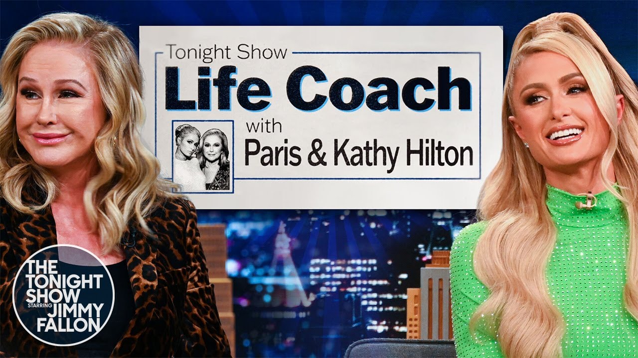 Life Coach with Paris and Kathy Hilton: Wear Sunglasses, Kill Them with Kindness | The Tonight Show