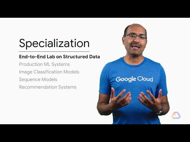 Google Cloud Platform Specialization in Machine Learning with TensorFlow