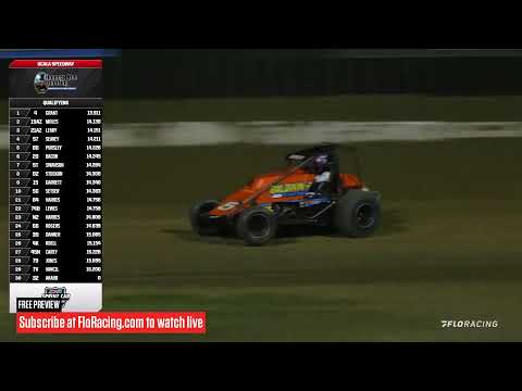 LIVE: USAC National Sprints at Ocala Speedway Thursday - dirt track racing video image