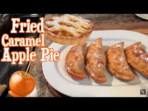 How to make  Fried Caramel Apple Pie