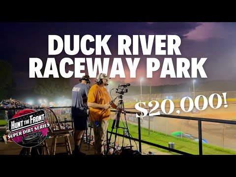 Racing the Rain at Duck River Raceway Park during the $20,000-to-win Deep Fried 75 - dirt track racing video image