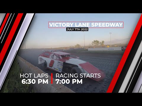 This Thursday July 7th 2022, on Cooleddown.tv Weekly Racing LIVE from Victory Lane Speedway - dirt track racing video image