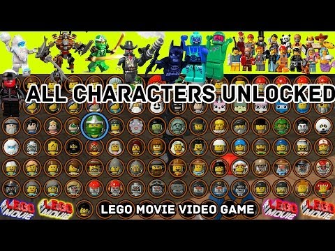 Lego Movie - All 97 Figures Unlocked - Sheriff Not a Robot, Vitruvius Ghost + (Wii U Video Game) - UCC-RHF_77zQdKcA75hr5oTQ