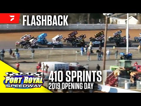2019 Opening Day STUNNER At Port Royal Speedway | 410 Sprint Highlights - dirt track racing video image