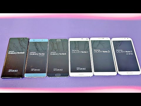 Samsung Galaxy Note 8 vs Note 7 vs Note 5 vs Note 4 vs Note 3 vs Note 2 - Speed Test! - UCTqMx8l2TtdZ7_1A40qrFiQ